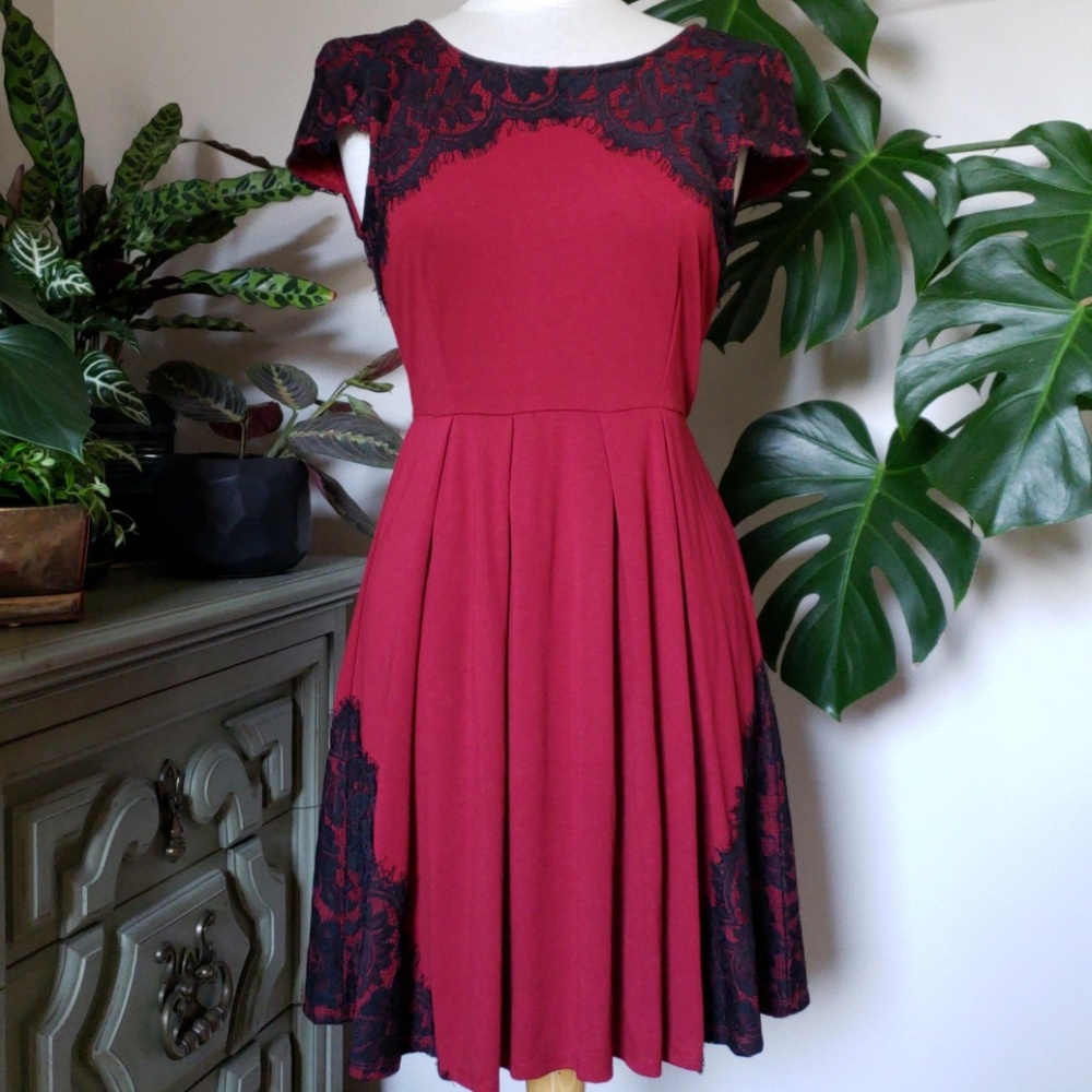 ModCloth Intermission Impossible Dress, Burgundy